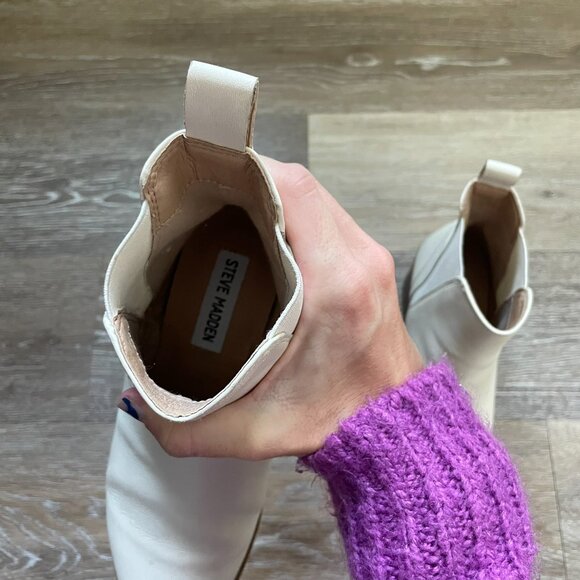 Steve Madden Cream Boots - Picture 4 of 4